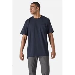 Short Sleeve Cotton Mens Blue - Navy - Size Small
