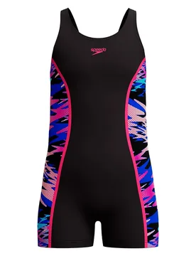 Hyperboom Splice Kneeskin Black/Pink 11-12 Years Girls - Speedo - FashionsVida
