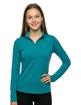 Qualifier Run 2.0 Half Zip Long Sleeve T-shirt Glacier Blue / Reflective L Women - Under armour - FashionsVida