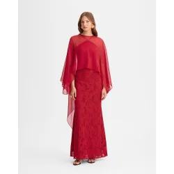 Simorra - Poncho de mujer de gasa