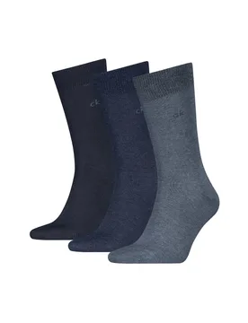 Pack Cotton Rich Smart Socks Denim male - Calvin Klein - FashionsVida