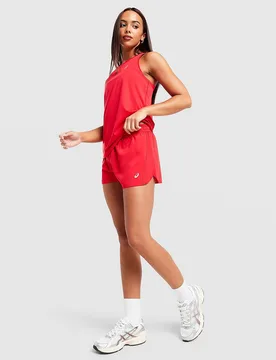 Run Split Shorts - Damen, Rot - female - Size: M - Asics - FashionsVida