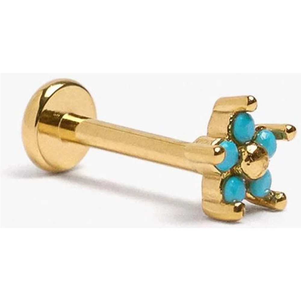 Piercing de acero inoxidable con cuentas decorativas - Parfois - FashionsVida
