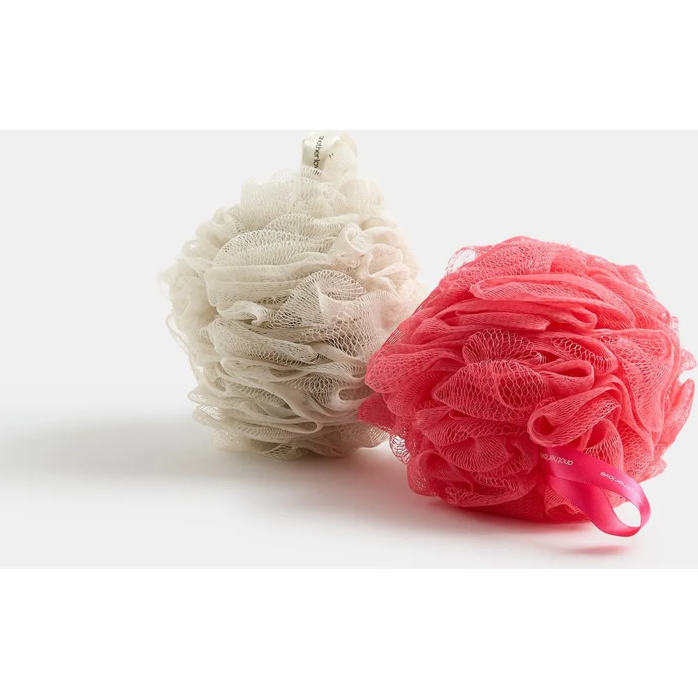 Set 2 Esponjas Ducha Coral Y Topo - ANOTHER LOVE - FashionsVida