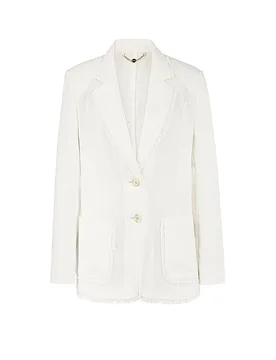 Marc Cain Blazer bianco 34 - Marc cain - FashionsVida