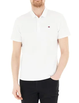 Polo maniche corte BIANCO M - Napapijri - FashionsVida