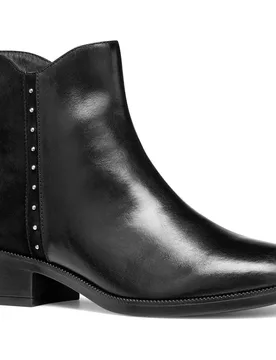 D Camexia Leather Womens Black Boots - Size Uk 7 - Geox - FashionsVida