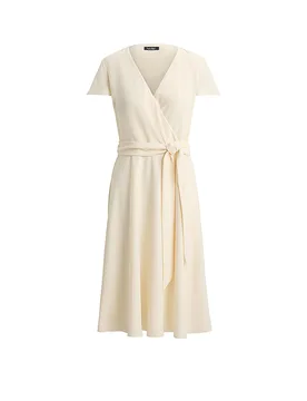 Ralph Lauren Mididress crema 40 - Ralph Lauren - FashionsVida