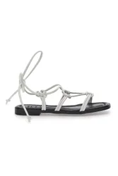 Sandali Lace-Up 308100 Bianchi 38