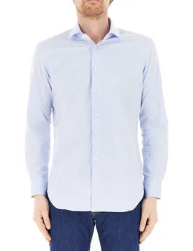 Camicia tailor fit AZZURRO CHIARO 41 - Xacus - FashionsVida