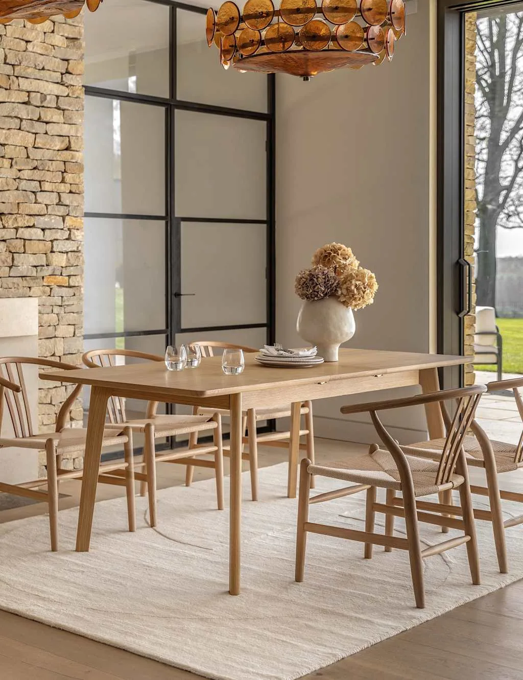 Nord 6-8 Seater Extending Dining Table Oak - Gallery Direct - FashionsVida