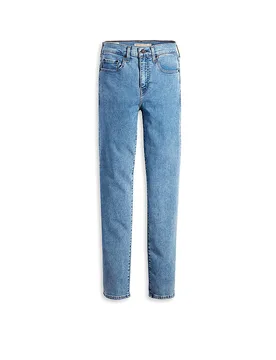 Vaqueros de talle alto corte recto 724 azul 32/L30 - Levis - FashionsVida