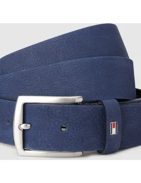 Cinturón de hombre de piel nubuck - Tommy Hilfiger - FashionsVida