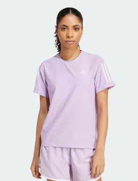 T-shirt Own the Run XS Powder Plum - Adidas - FashionsVida