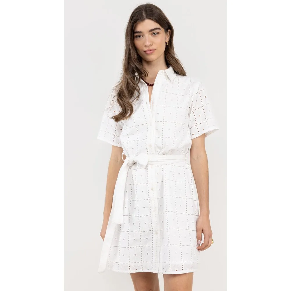 Vestido corto de mujer con estilo camisera - El Ganso - FashionsVida