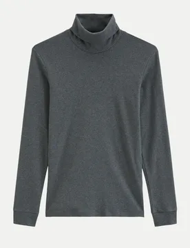 Marc O' Polo mit Rollkragen 0473-Graphic Grey Melange L - Marc O'Polo - FashionsVida