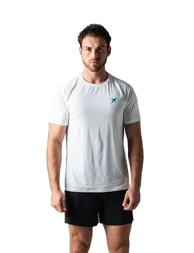 Campa Performance Short Sleeve T-shirt White S - Drop Shot - FashionsVida