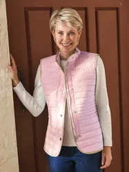 Steppweste Wollwärme - Rosa - female - Size: 48