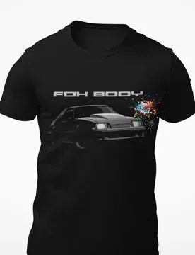 Retro Fox Body Mustang GT Muscle Car T-Shirt 100% Cotton O-Neck Short Sleeve Summer Casual Mens T-shirt - Aliexpress - FashionsVida