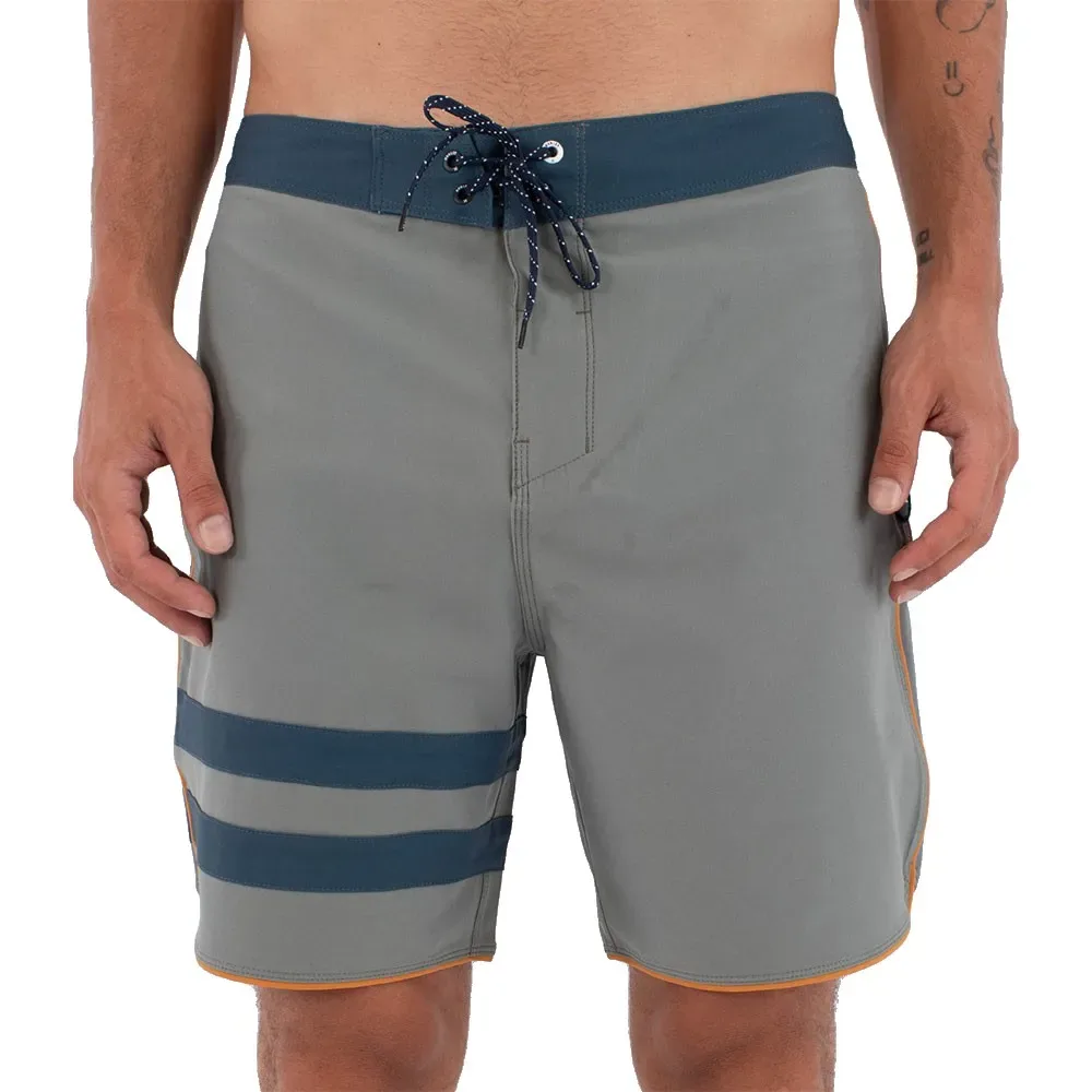 Short De Bain Phantom Eco Block Party Solid 18´´ Great White 28 - Hurley - FashionsVida