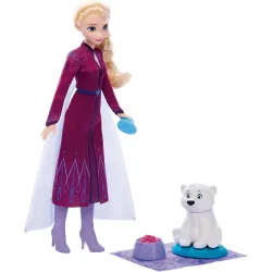 Disney Muñeca Elsa con osito Mattel