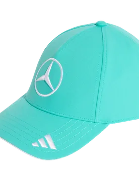 Mercedes Unisex Caps - Teal - Size 54 - 56 cm - Poly (Polyester) - Teal - Size: 54 - 56 cm - Adidas - FashionsVida