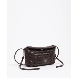 Bandolera de mujer mini piel trenzada