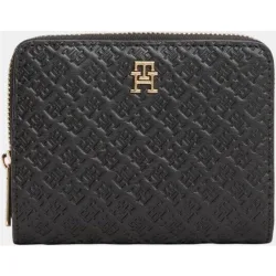Cartera mediana de mujer con estampado monogram
