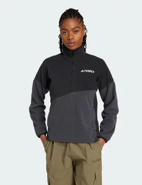 Anorak Terrex Multi Climawarm Fleece XS Black / Carbon - Adidas - FashionsVida
