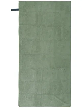 Micro Towelling Travel Towel - Medium - 120 x 60cm - Green - Green - Size: ONE - Mountain Warehouse - FashionsVida