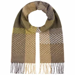 Pattern-Mix Cashmink Scarf by - beige-green - Damen - Size: One Size