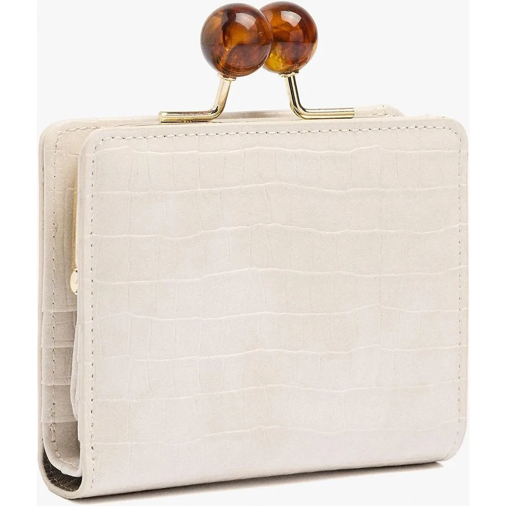 Cartera de mujer pequeña con cierre de botón en liso - Parfois - FashionsVida