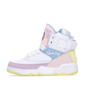 Scarpa Basket Uomo Ewing 33 Hi Eastern White/winsome Orchid/limelight - EWING ATHLETICS - FashionsVida