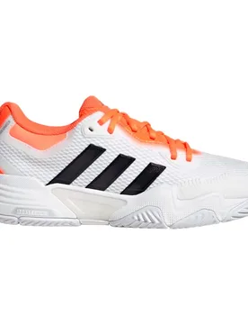 Solematch Control 2 All Court Shoes Ftwr White / Core Black / Lucid Orange UK 9 - Adidas - FashionsVida