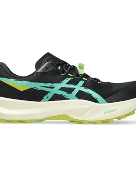 Scarpe Da Trail Running Fuji Lite 6 Black / Aurora Green EU 42 - Asics - FashionsVida