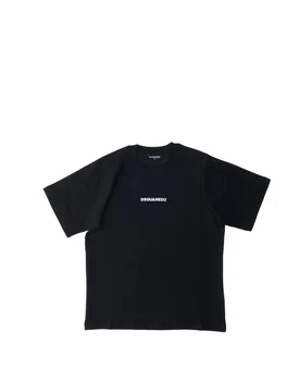 T-shirt girocollo NERO 12Y - Dsquared2 - FashionsVida