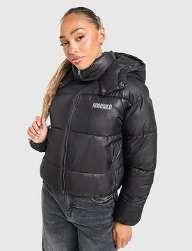 Womens Valais Padded Jacket - Nero, nero nero Donna taglia S - Hoodrich - FashionsVida