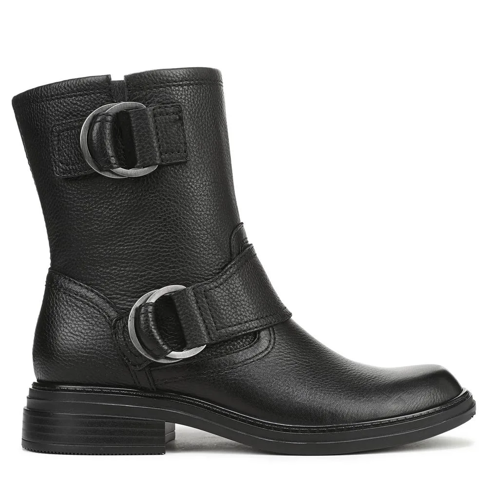 Women's Optimus Western Boot Boots in Black Size: 7 - Black - Size: 7 - Naturalizer - FashionsVida