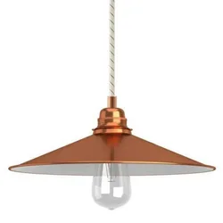 Cables Lampe Suspendue Avec Ampoule Textile Swing Erm43 1.2 M Copper One Size