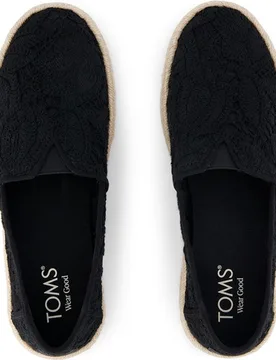 Alpargatas planas de mujer rope 2 en crochet - TOMS - FashionsVida