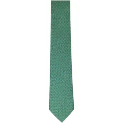 Corbata de seda natural microestampada