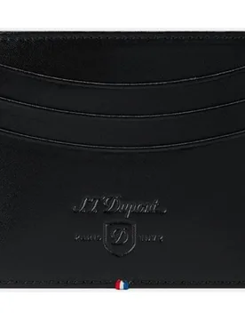 Tarjetero de piel con logotipo - S.T. Dupont - FashionsVida