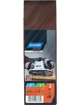 Bandas de lija para acabado 75 x 333 - NORTON EXPERT - FashionsVida