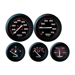 Aemga 120-240°f Water Temperature Indicator Black 50.8 mm unisex
