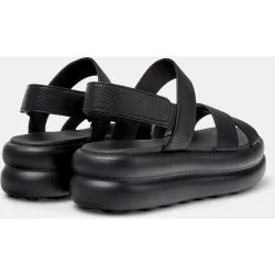 Sandalias de tacón de mujer de piel pelotas flota up