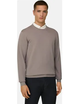 Jersey cuello redondo de algodón - Boggi Milano - FashionsVida