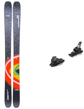 Packs (skis + fix) - Skis polyvalent freeride - Pack Pandora 99 2026 en Bois - Noir - Line - FashionsVida