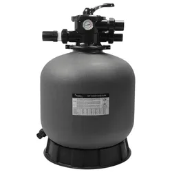 Opti Top 18´´-1´´1/2/50mm Sand Filter Grey One Size unisex