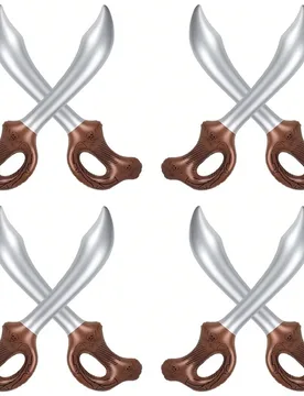 Piezas de cuchillos de fiesta inflables novedosos, espadas de PVC para fiestas al aire libre, suministros para juegos de actividad, adecuados para div - Shein - FashionsVida