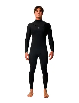 Combinaison En Néoprène à Manches Longues Avec Fermeture éclair Sur La Poitrine Dawn Patrol 3/2 Mm Black MS - Rip curl - FashionsVida